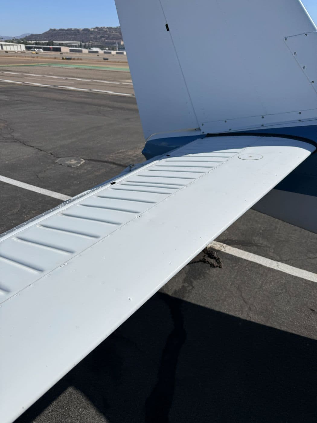 The wing after the detail, streak-free