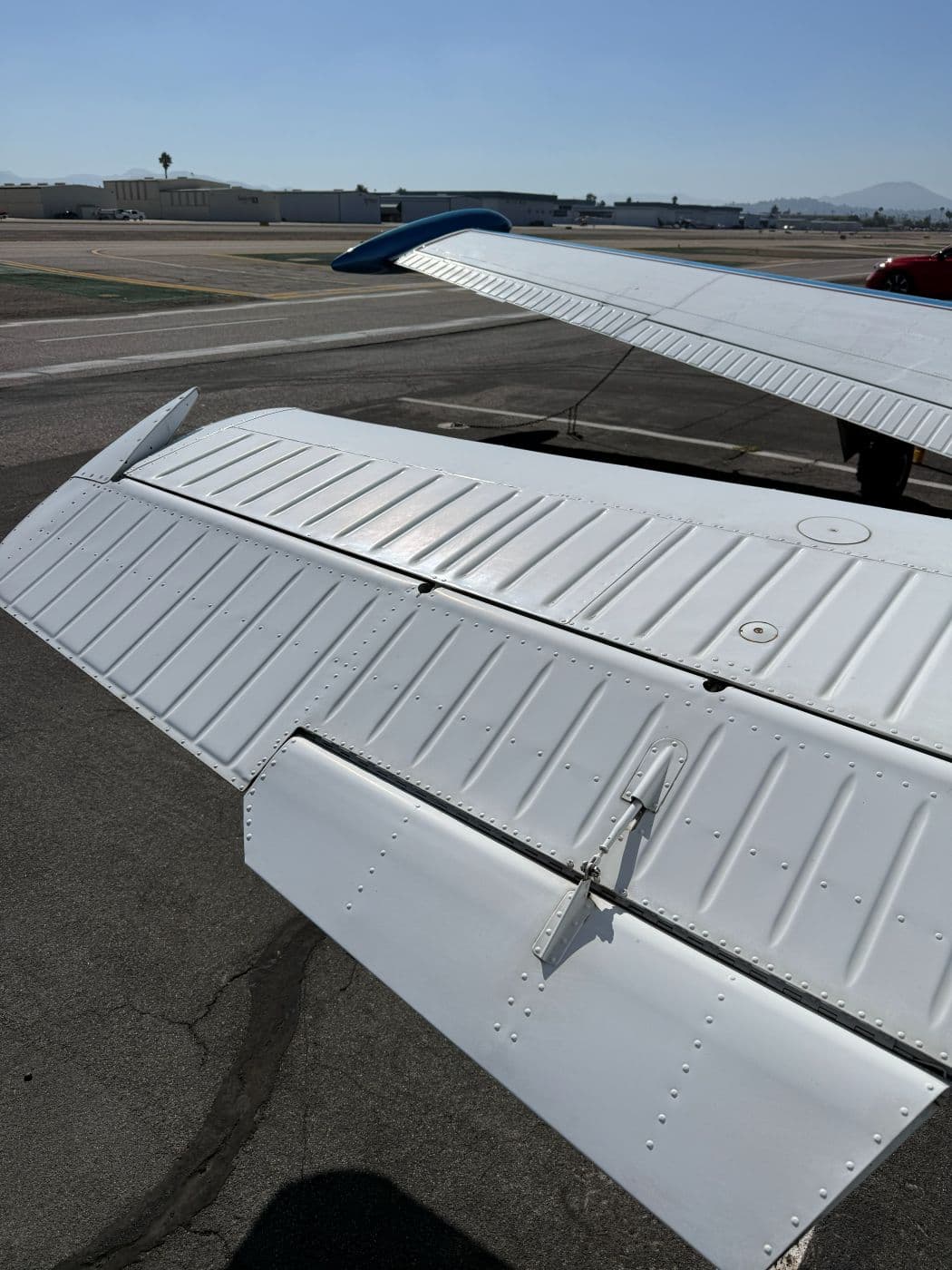 Clean wing and aileron