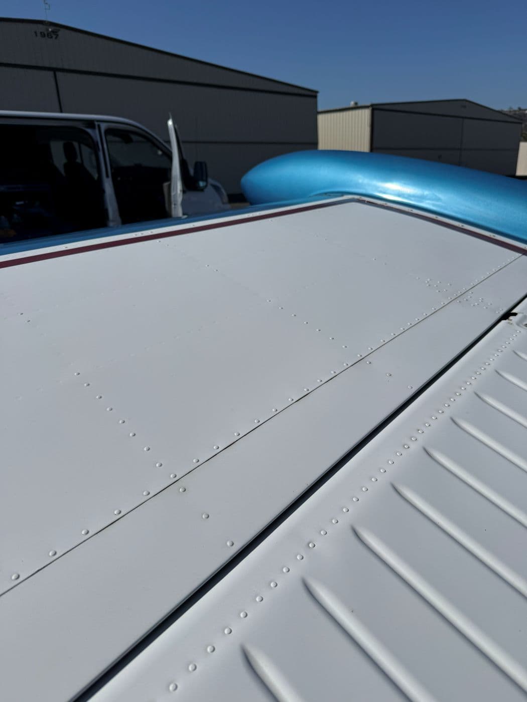 The top of the wing after the detail